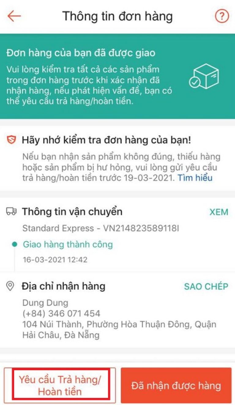 shopee hoan tien trong bao lau 1