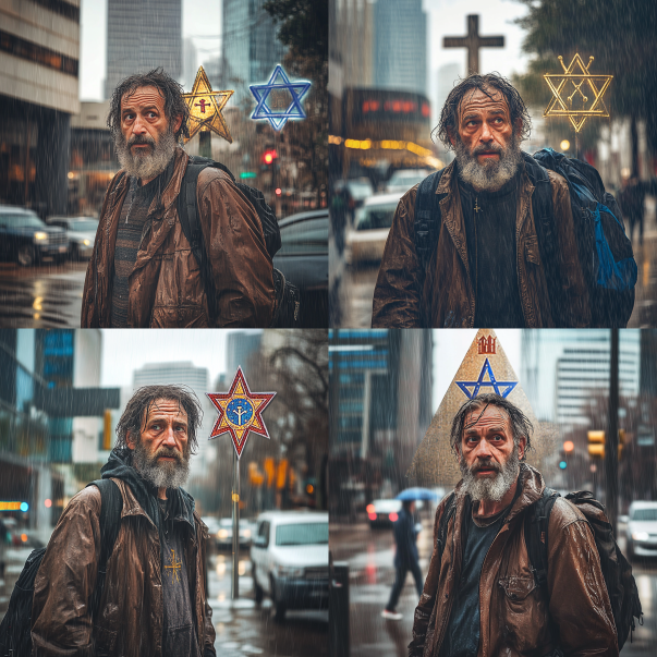 hazera711 middle aged homeless man walking in the rain on the s 3859d6ee 6b5d 4258 ab44 8a8172debe6b