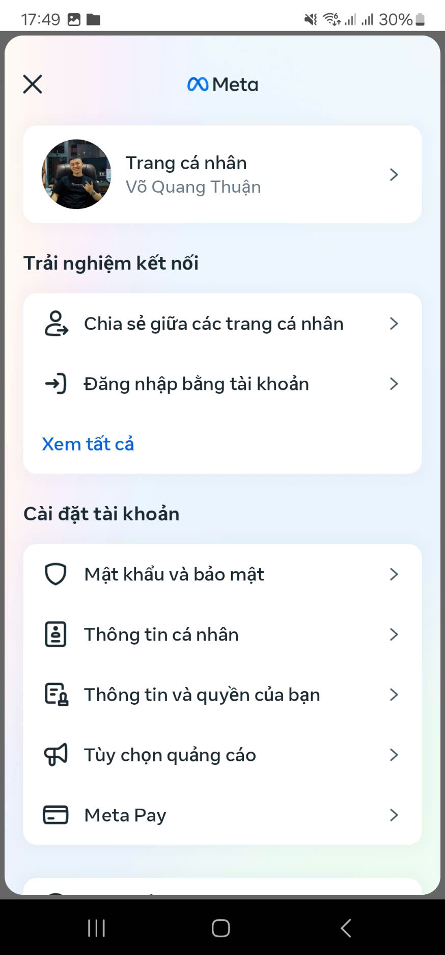 xac minh so dien thoai facebook tren dien thoai 4