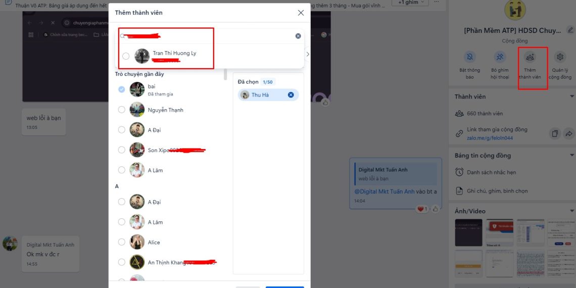 Hướng dẫn tăng thành viên nhóm zalo nhanh chóng 6 Hướng dẫn tăng thành viên nhóm zalo nhanh chóng