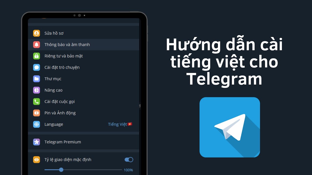 Hướng dẫn sử dụng Telegram bằng Tiếng Việt