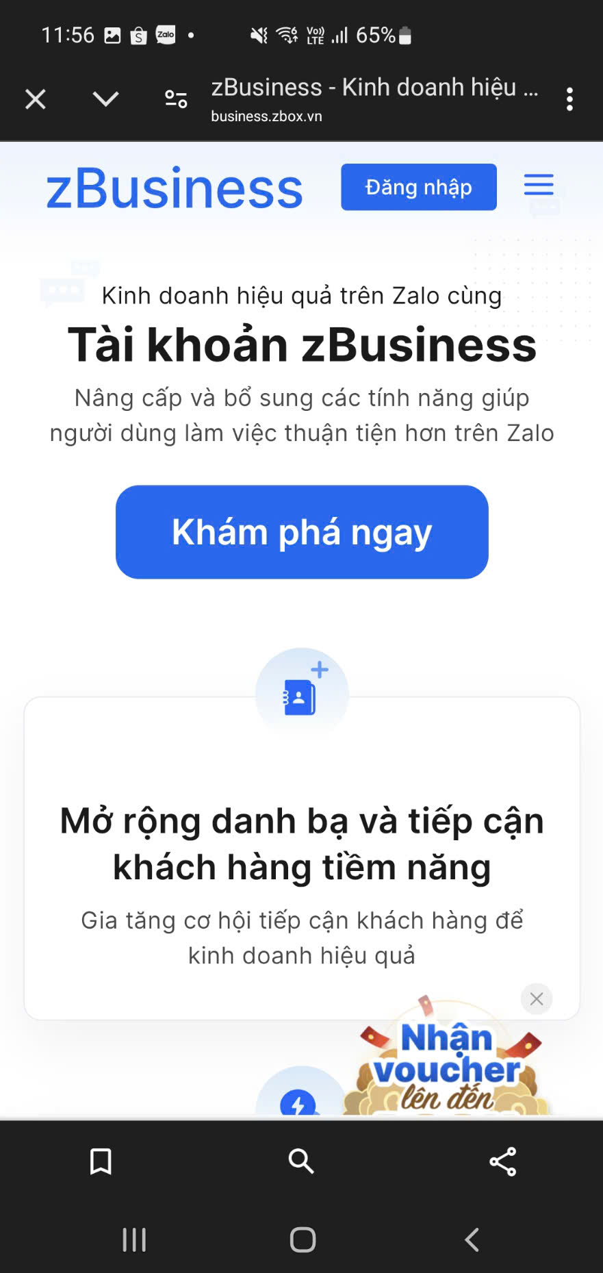 Giao diện trên điện thoại