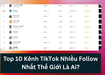 Top 10 Kênh TikTok Nhiều Follow Nhất Thế Giới Là Ai?