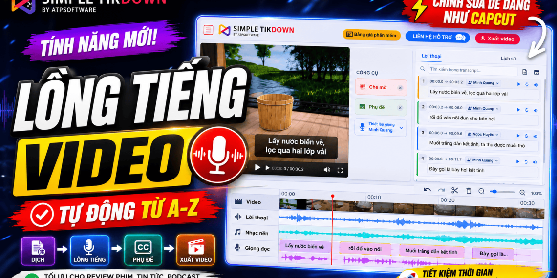 Hướng dẫn dịch và lồng tiếng video Douyin