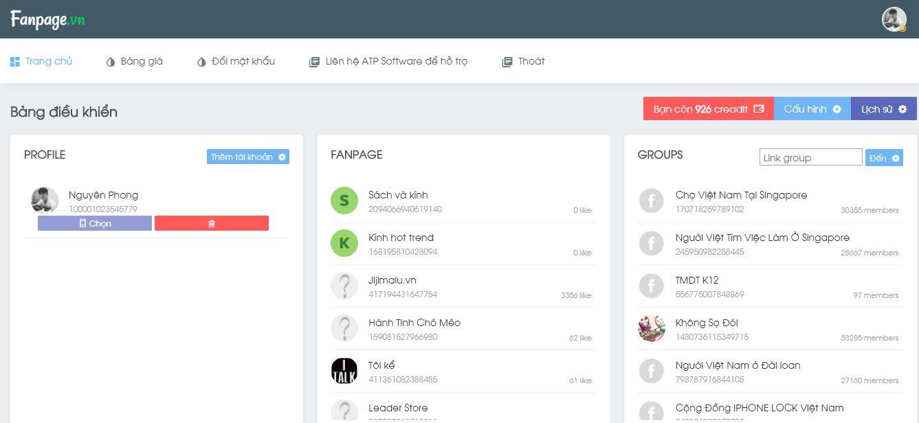 fan 2 - Hướng dẫn sử dụng Simple Fanpage - Giải pháp tra cứu SDT khách hàng trên Facebook
