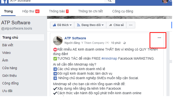 1 - Hướng dẫn ghim bài viết & Mở tính năng star rating reviews trên fanpage
