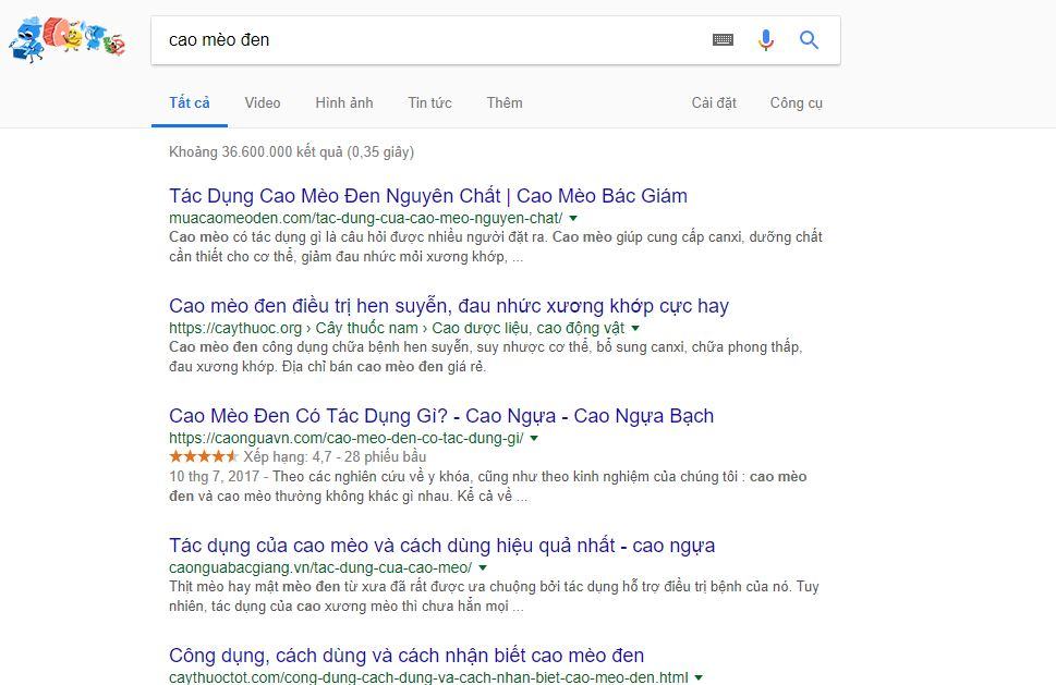 tim kiem tu khoa tren google 2 - Cách tìm kiếm đối thủ cạnh tranh trên Internet nhanh chóng