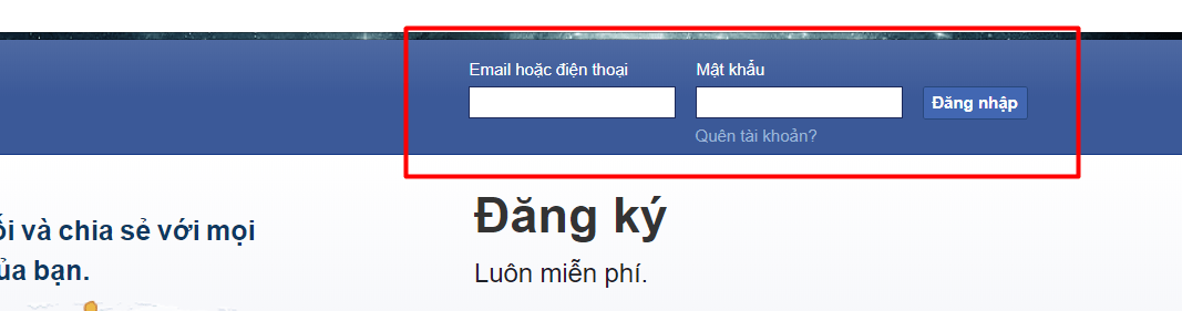 ng nhập vào Facebook - Hướng dẫn tạo tài khoản &amp; đăng nhập trên các MXH Facebook, Instagram, Zalo, Google plus