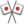 Crossed flags Racing flags emoticon