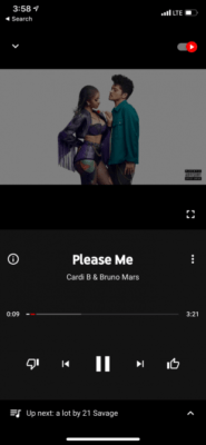 YouTube Music Now Playing Screen 310x671