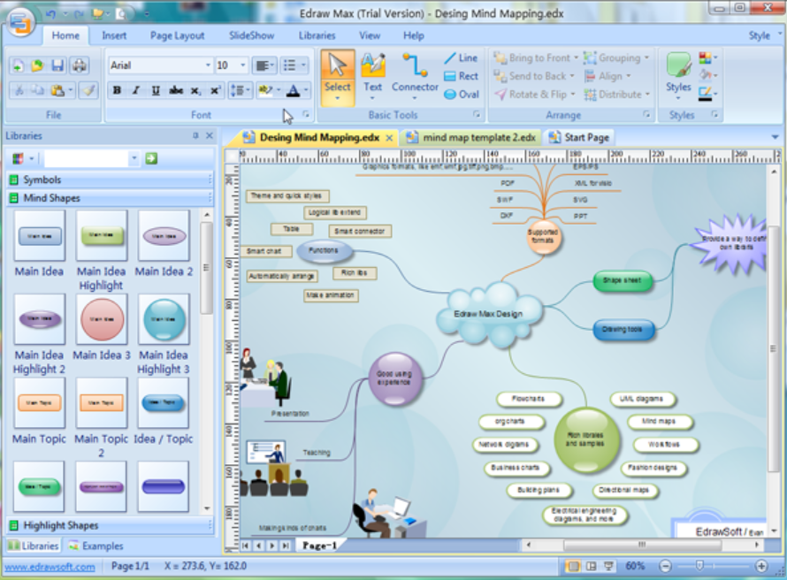 Mindmap là công cụ được sử dụng rộng rãi để tăng cường sự sáng tạo và tư duy nhanh của bạn. Sử dụng phần mềm vẽ Mindmap trên máy tính để tạo ra những bản sơ đồ tư duy chuyên nghiệp chỉ trong vài phút. Hãy tận dụng tính năng độc đáo của phần mềm này để giúp tư duy của bạn tỏa sáng.