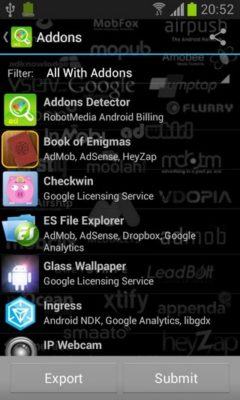 addons detector for android 2