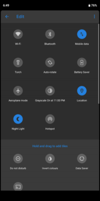 android grayscale quick settings tile 335x671