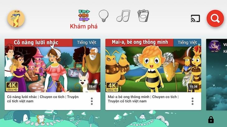 cach cai dat youtube kids ung dung youtube cho be 13