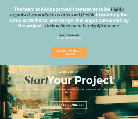 Kooba - Web design case study