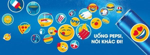 Pepsi sử dụng emoji trong Marketing
