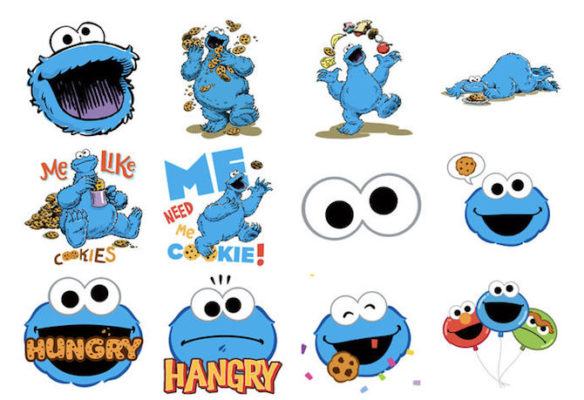 Cookie Monster iMessage GÃ³i