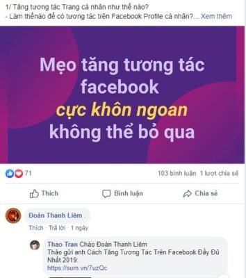 Keo Traffic Tu Binh Luan Tren Facebook