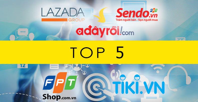 top 5 website thuong mai truc tuyen