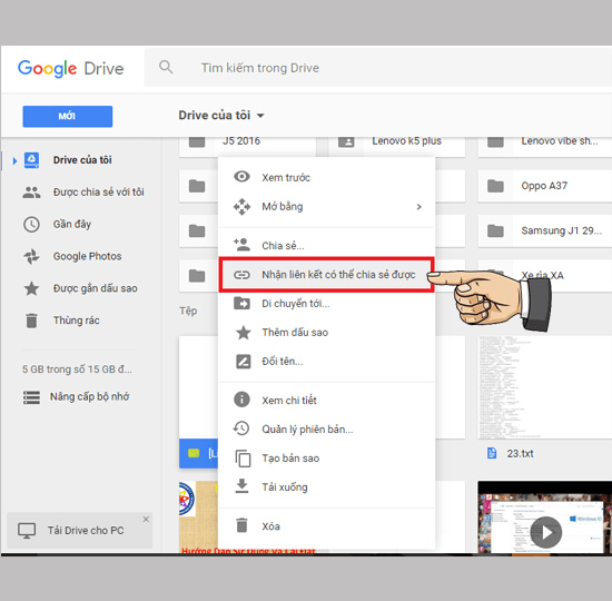 Sử Dụng Google Drive 3