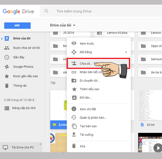 Sử Dụng Google Drive 4