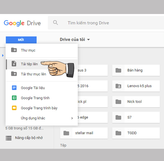 Sử Dụng Google Drive