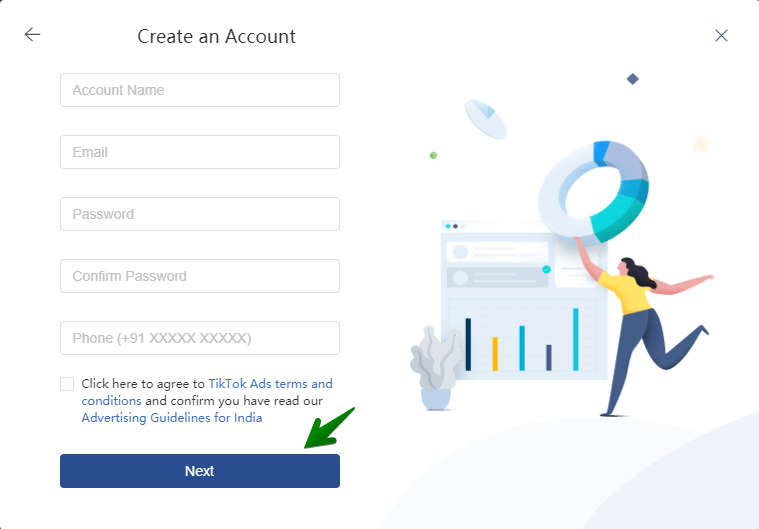 create account tiktok 2