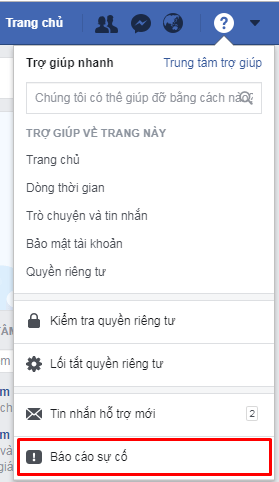 huong dan cach chat voi doi ngu support facebook 1