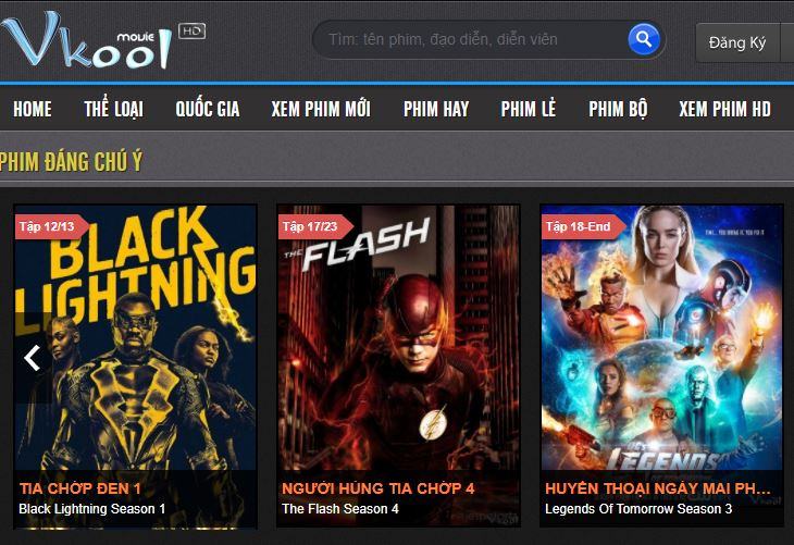 Vkool.net là web xem phim online được yêu thích nhất