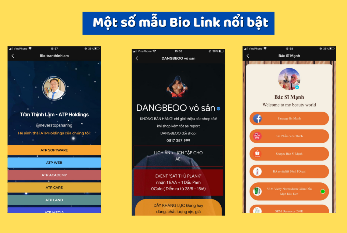 Bio Link là gì? Cách tạo Bio Link với công cụ miễn phí ATP Link | ATP ...