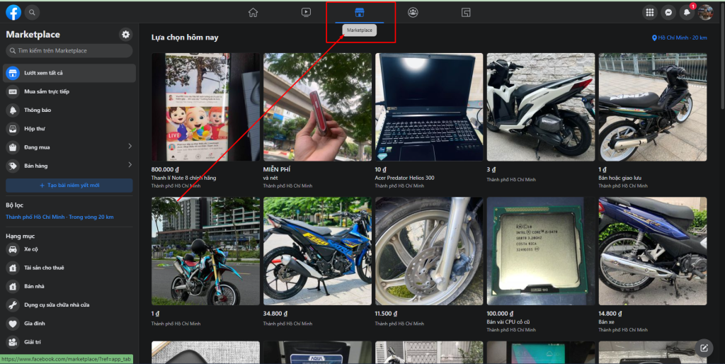 Hướng dẫn tạo Marketplace trên Facebook vô cùng đơn giản cập nhật 2025