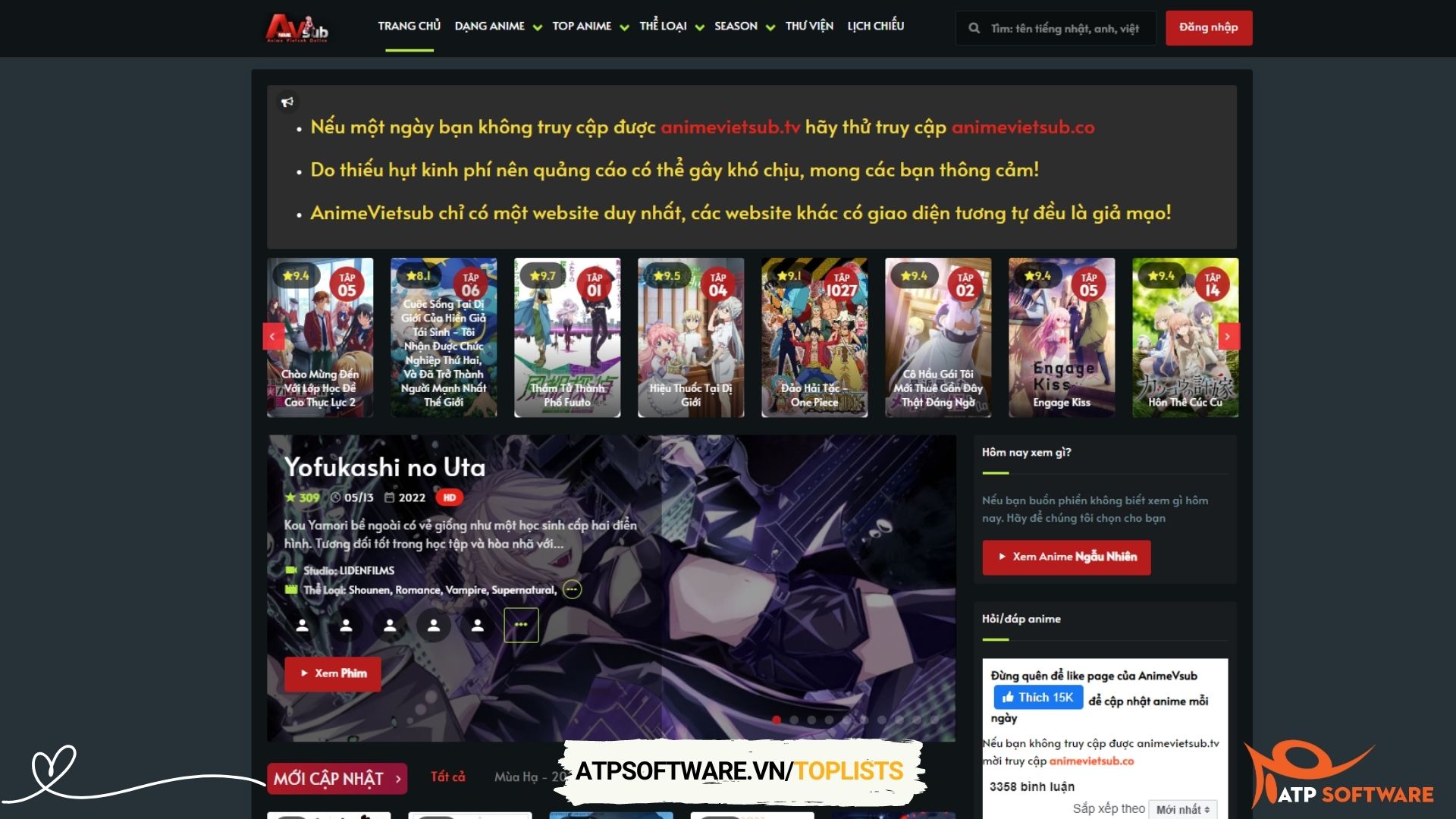 Top 20+ Website Xem Anime Vietsub Online Miễn Phí 2024