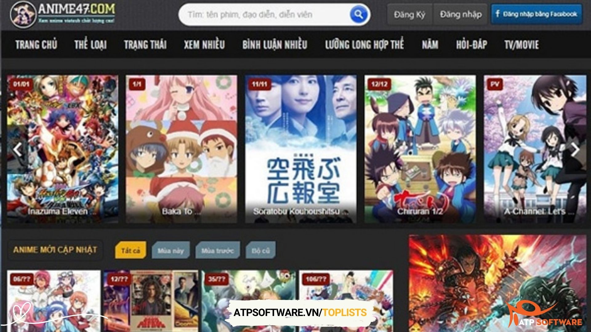 Top 20+ Website Xem Anime Vietsub Online Miễn Phí 2024