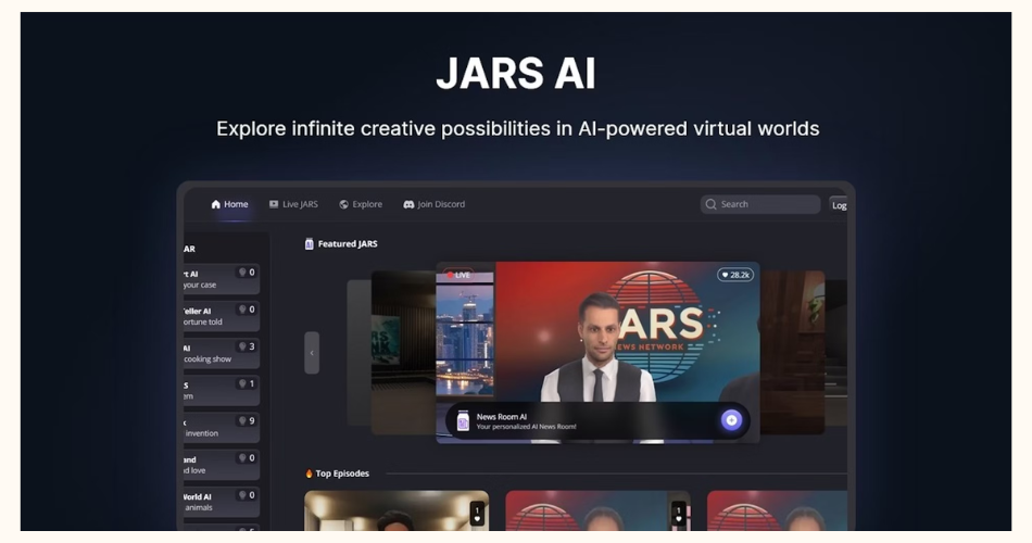 JARS AI: Nền tảng tương tác giải trí dựa trên AI | ATP Software